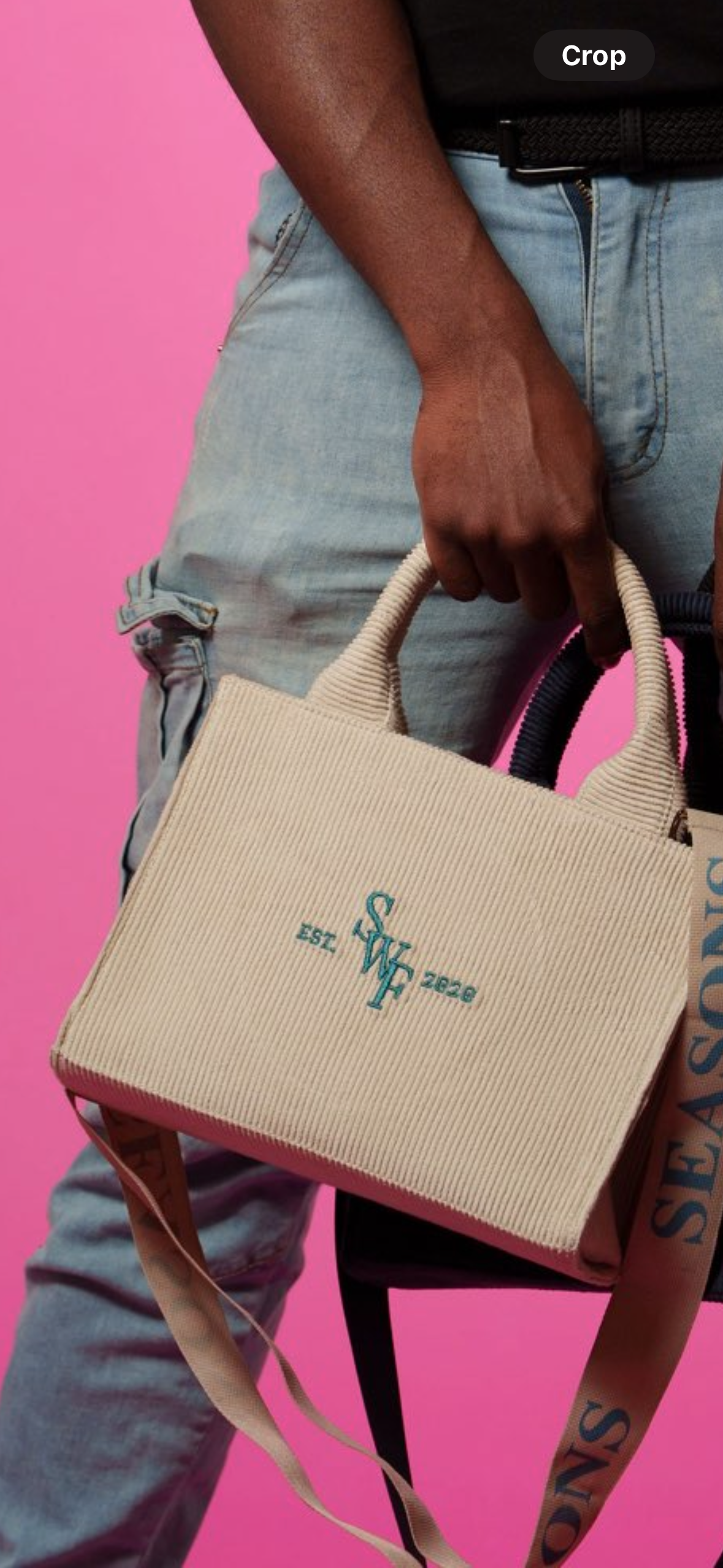 Seasons Corduroy Tote Bag