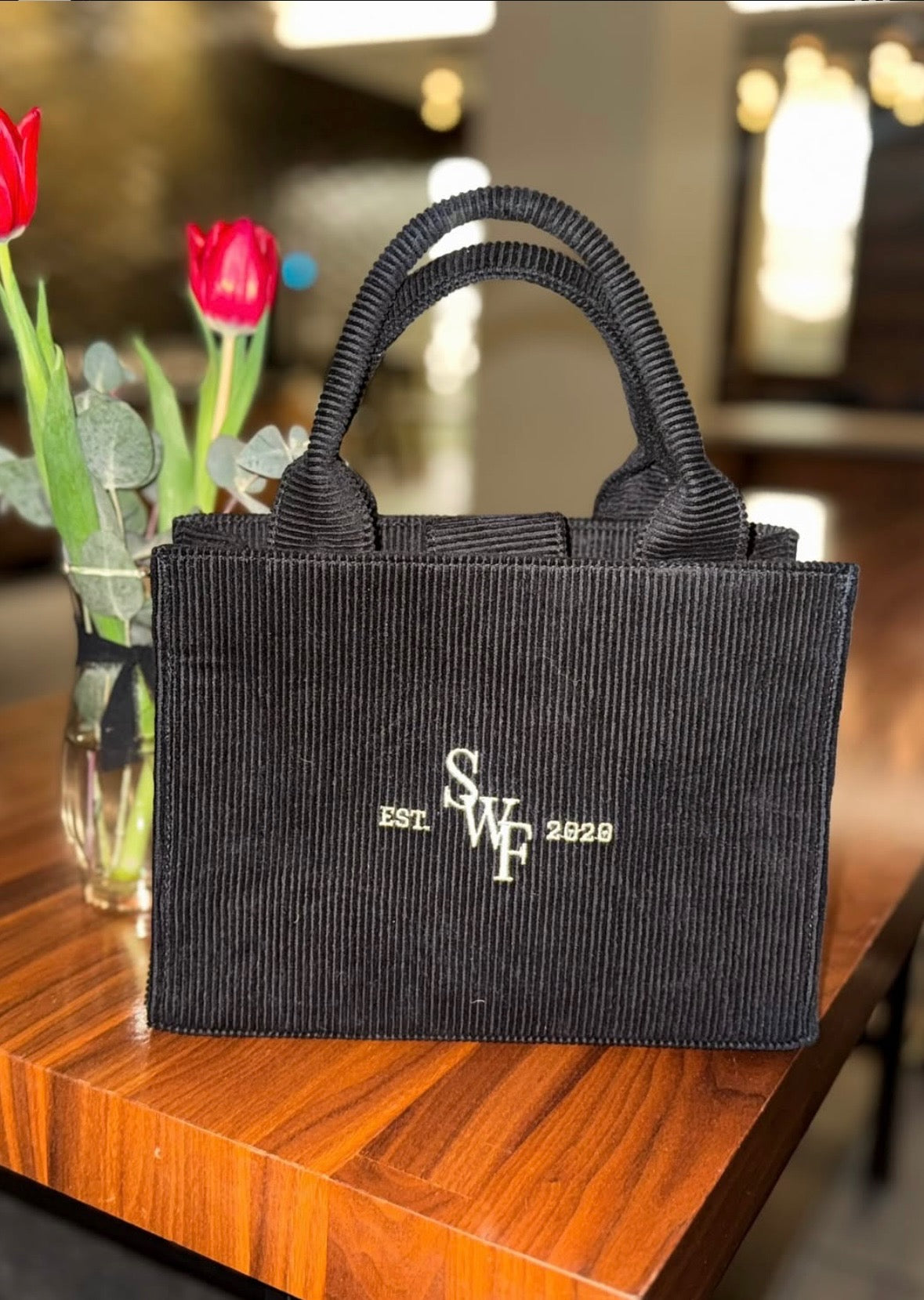 Seasons Corduroy Tote Bag