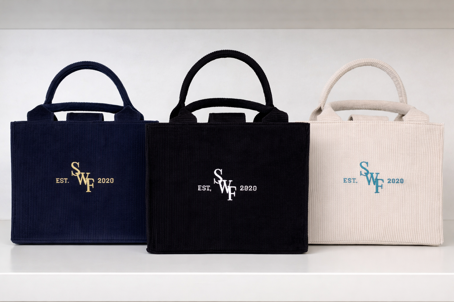 Seasons Corduroy Tote Bag